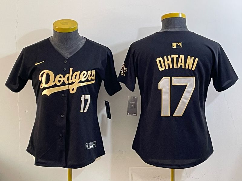 Youth Nike 2026 Los Angeles Dodgers #17 Ohtani Black Gold Game MLB Jersey 061->youth mlb jersey->Youth Jersey